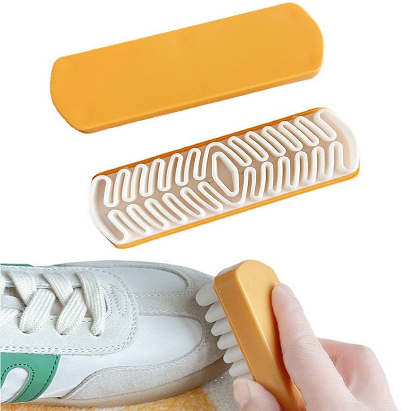 Sneaker Cleaner - 革ブラシスエードブーツバッグスクラバークリーナー白ゴムクレープ靴ブラシ家庭用必需品