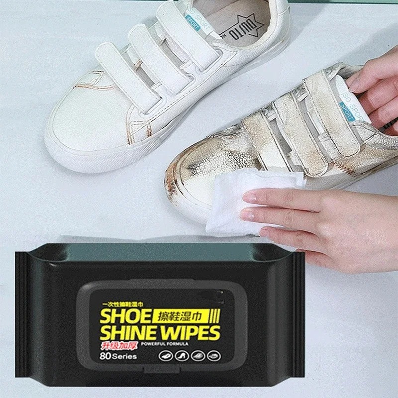 1パック入りシューズクリーナーワイプ、旅行用使い捨て靴用ワイ - Sneaker Care Pack のレビューと価格